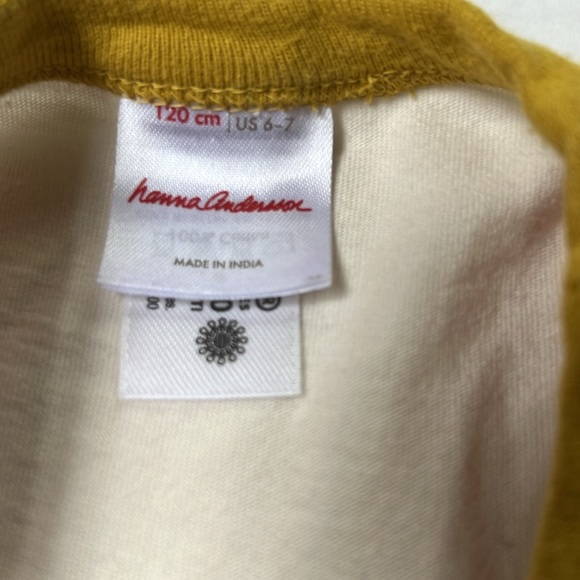 Hannah Andersson Colorblocked Baseball Teen Size 6/7 - Picture 3 of 15